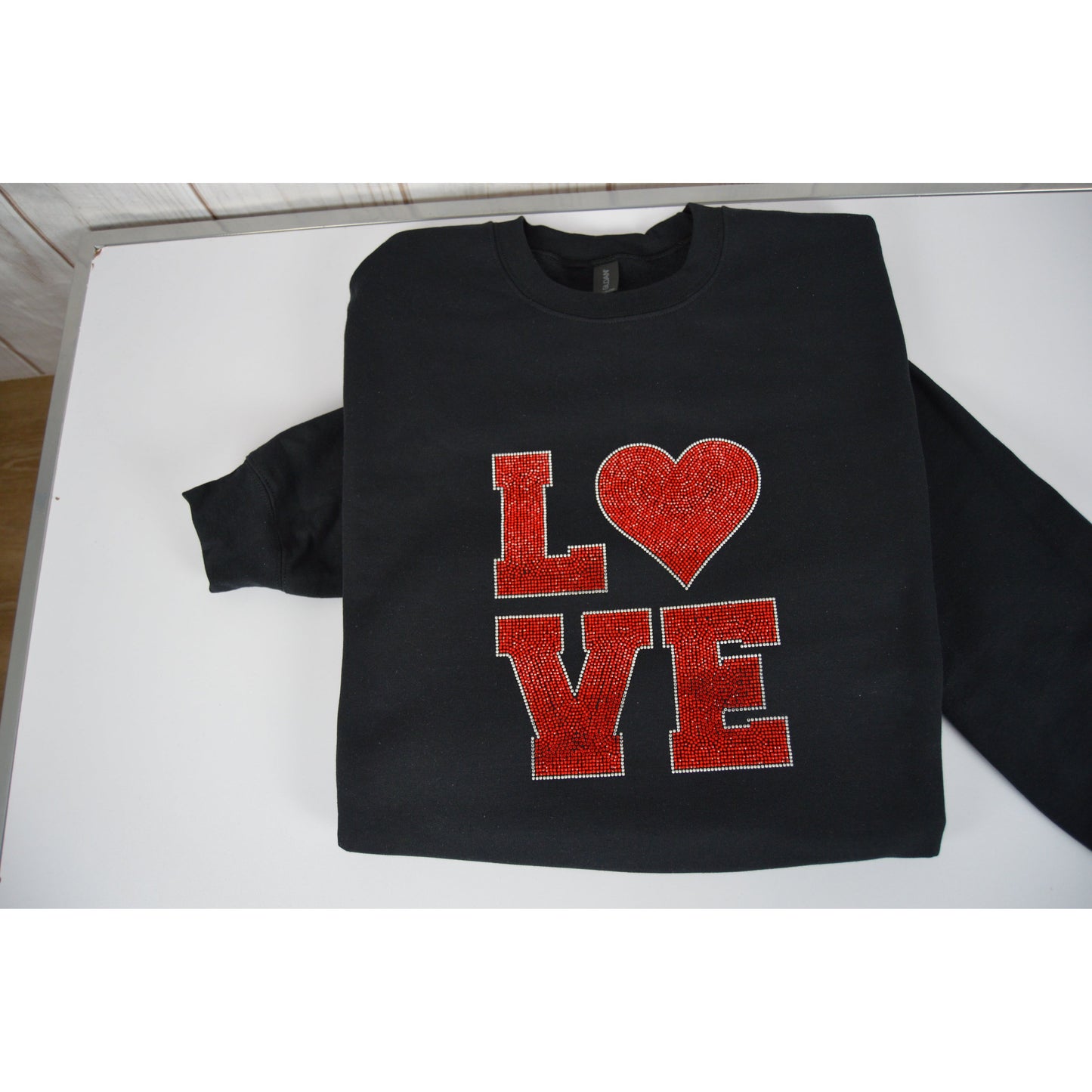 Valentine sweatshirt bling Love Shirt bedaBedazzled Valentine sweatshirt bling Love Shirt bedazzled Gift for her for myself Gift for my valentinezzled Gift for her for myself Gift for my valentine