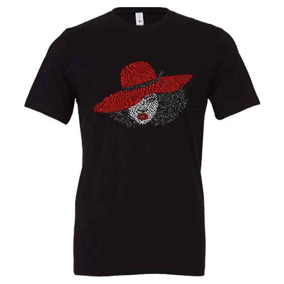 afro with hat rhinestone shirt rhinestone hoodie mock up
