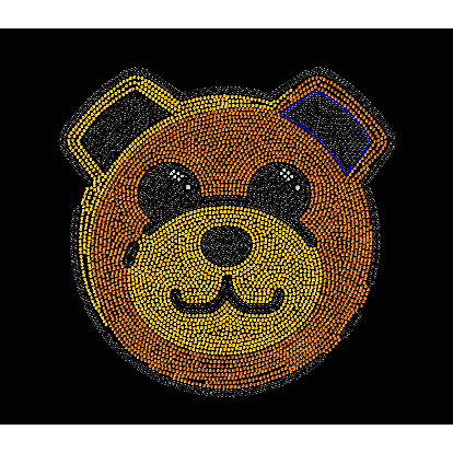 bear rhinestone shirt hoodie image
