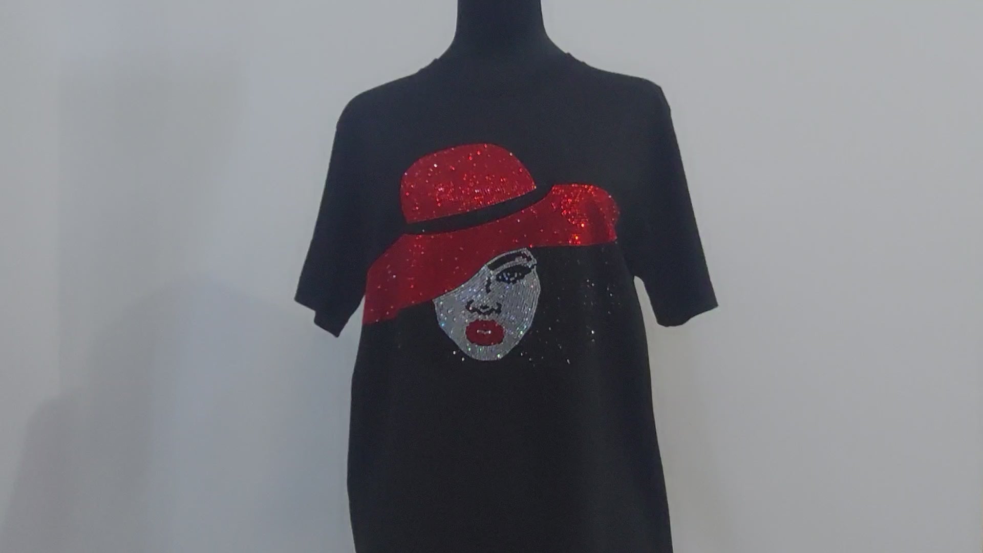 afro with hat rhinestone shirt rhinestone hoodie video